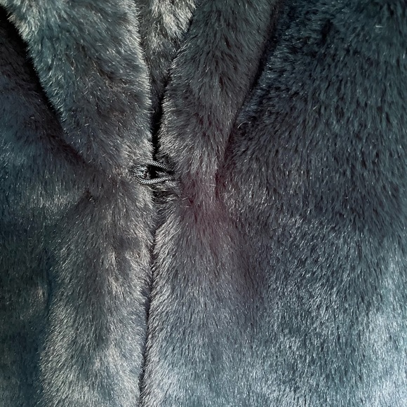 Catherine Malandrines Hunter Green Jacket Faux fur M & XL - Picture 3 of 8